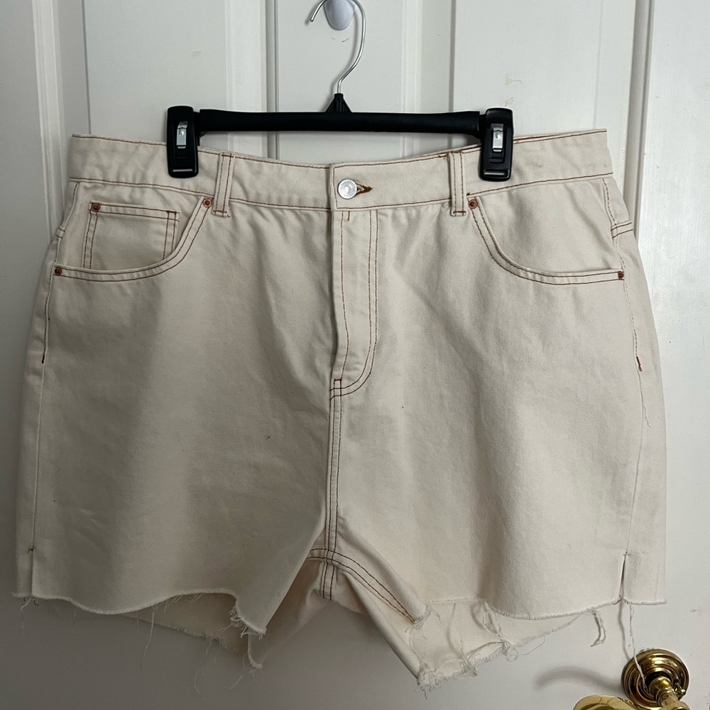 Jean mom shorts